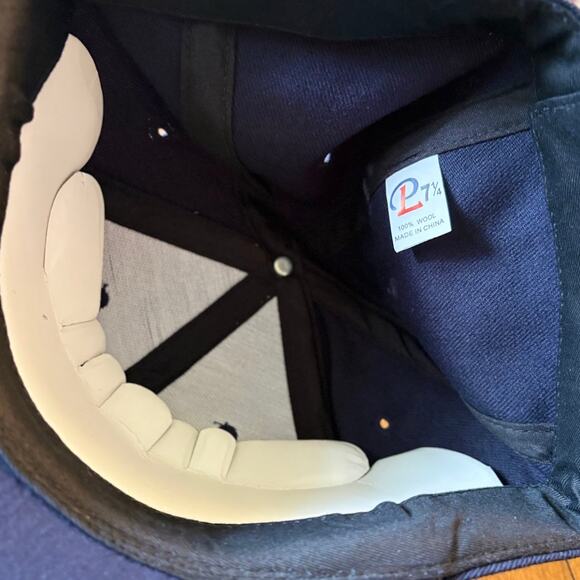 Grateful Dead Steal Your Face Fitted Baseball Hat Size 7-1/4 100% Wool - Picture 3 of 3